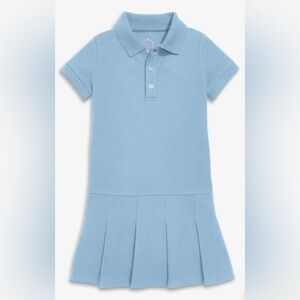 Primary Kids Short Sleeve Pique Polo Dress Size 6-7